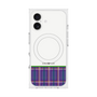 Premium Square Case with MagSafe［ CASEPLAY Tartan Check - Purple ］