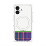 Premium Square Case with MagSafe［ CASEPLAY Tartan Check - Purple ］