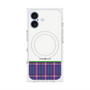 Premium Square Case with MagSafe［ CASEPLAY Tartan Check - Purple ］