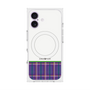 Premium Square Case with MagSafe［ CASEPLAY Tartan Check - Purple ］