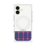 Premium Square Case with MagSafe［ CASEPLAY Tartan Check - Purple ］