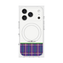 Premium Square Case with MagSafe［ CASEPLAY Tartan Check - Purple ］