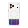 Premium Square Case with MagSafe［ CASEPLAY Tartan Check - Purple ］