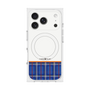 Premium Square Case with MagSafe［ CASEPLAY Tartan Check - Blue ］
