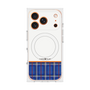 Premium Square Case with MagSafe［ CASEPLAY Tartan Check - Blue ］