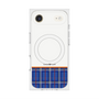 Premium Square Case with MagSafe［ CASEPLAY Tartan Check - Blue ］