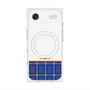 Premium Square Case with MagSafe［ CASEPLAY Tartan Check - Blue ］