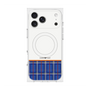 Premium Square Case with MagSafe［ CASEPLAY Tartan Check - Blue ］