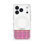 Premium Square Case with MagSafe［ CASEPLAY Tartan Check - Pink ］