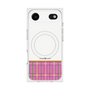 Premium Square Case with MagSafe［ CASEPLAY Tartan Check - Pink ］