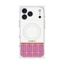 Premium Square Case with MagSafe［ CASEPLAY Tartan Check - Pink ］