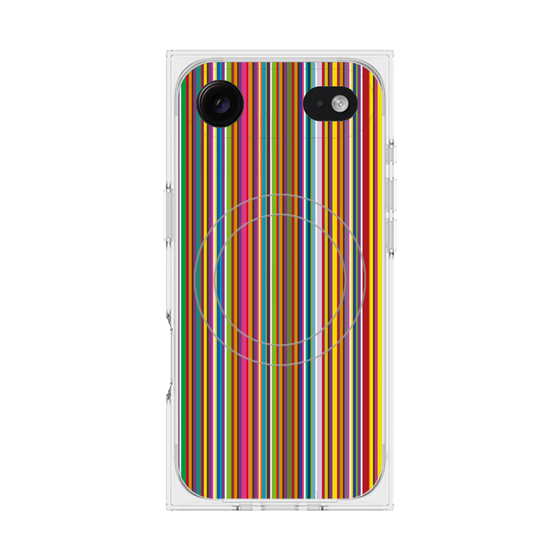 Premium Square Case with MagSafe［ Colorful Stripe ］
