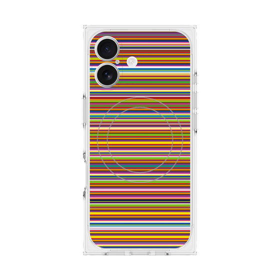 Premium Square Case with MagSafe［ Colorful Boader ］