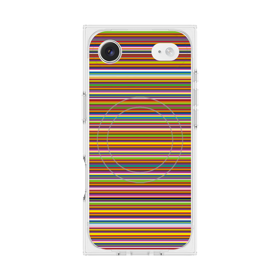 Premium Square Case with MagSafe［ Colorful Boader ］