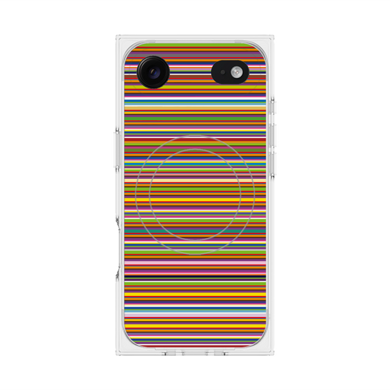 Premium Square Case with MagSafe［ Colorful Boader ］