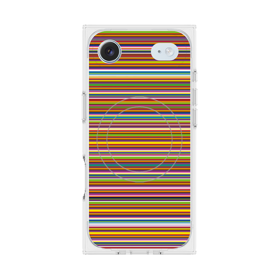 Premium Square Case with MagSafe［ Colorful Boader ］