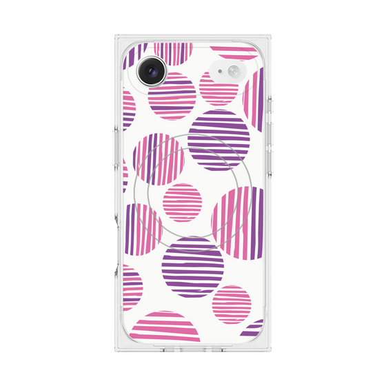 Premium Square Case with MagSafe［ Nordic Dot - Pink ］