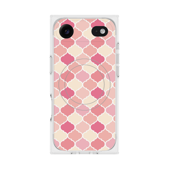 Premium Square Case with MagSafe［ Moroccan1 color - Pink ］