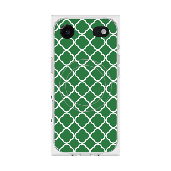 Premium Square Case with MagSafe［ Moroccan2 - Green ］