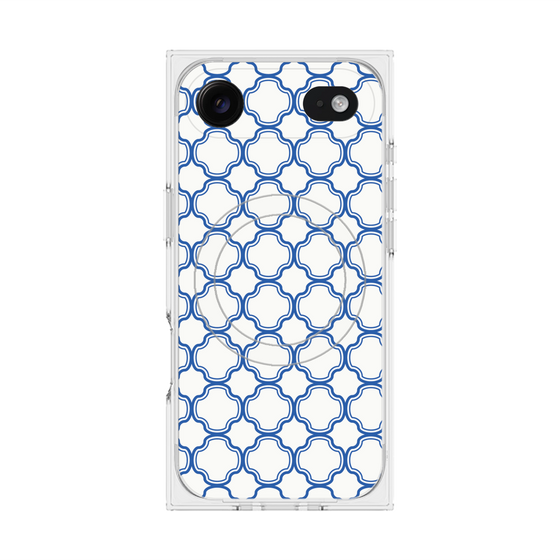 Premium Square Case with MagSafe［ Moroccan3 - Blue ］