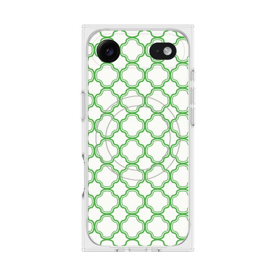 Premium Square Case with MagSafe［ Moroccan3 - Green ］