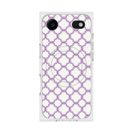 Premium Square Case with MagSafe［ Moroccan3 - Purple ］