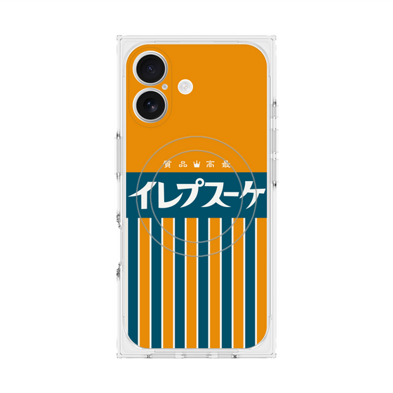 Premium Square Case with MagSafe［ CASEPLAY Retro - Orange ］