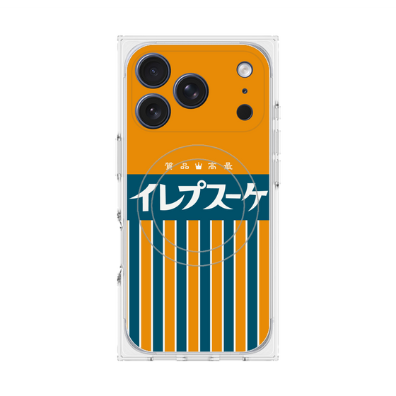 Premium Square Case with MagSafe［ CASEPLAY Retro - Orange ］