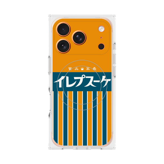 Premium Square Case with MagSafe［ CASEPLAY Retro - Orange ］