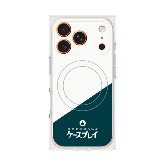 Premium Square Case with MagSafe［ CASEPLAY Retro - Green ］