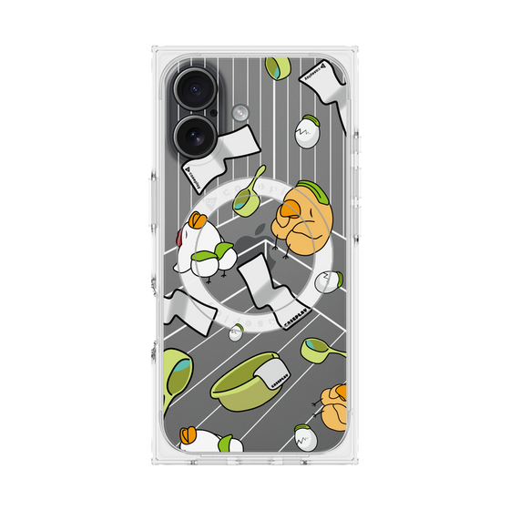 Premium Square Case with MagSafe［ Original - Bird Sauna ］