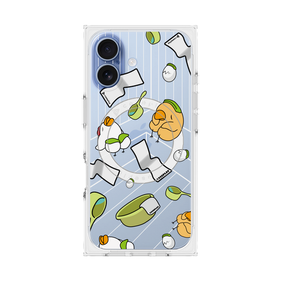 Premium Square Case with MagSafe［ Original - Bird Sauna ］