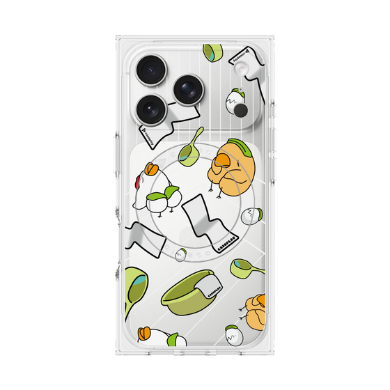 Premium Square Case with MagSafe［ Original - Bird Sauna ］