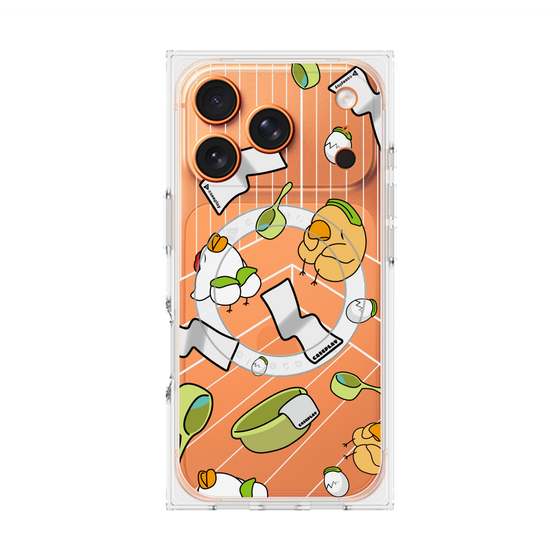 Premium Square Case with MagSafe［ Original - Bird Sauna ］