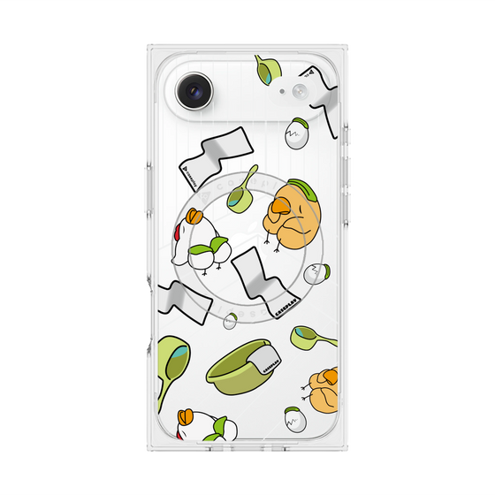 Premium Square Case with MagSafe［ Original - Bird Sauna ］