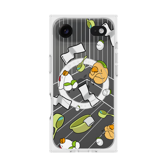 Premium Square Case with MagSafe［ Original - Bird Sauna ］