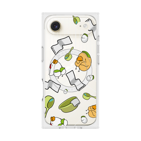 Premium Square Case with MagSafe［ Original - Bird Sauna ］