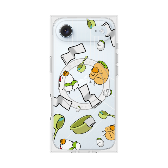 Premium Square Case with MagSafe［ Original - Bird Sauna ］