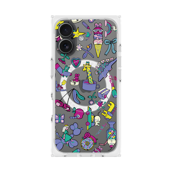 Premium Square Case with MagSafe［ Original - Mystery Toy Box ］