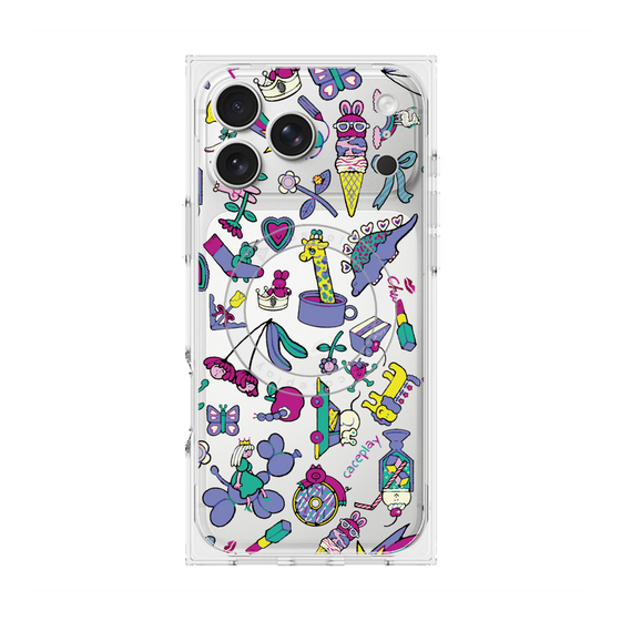 Premium Square Case with MagSafe［ Original - Mystery Toy Box ］