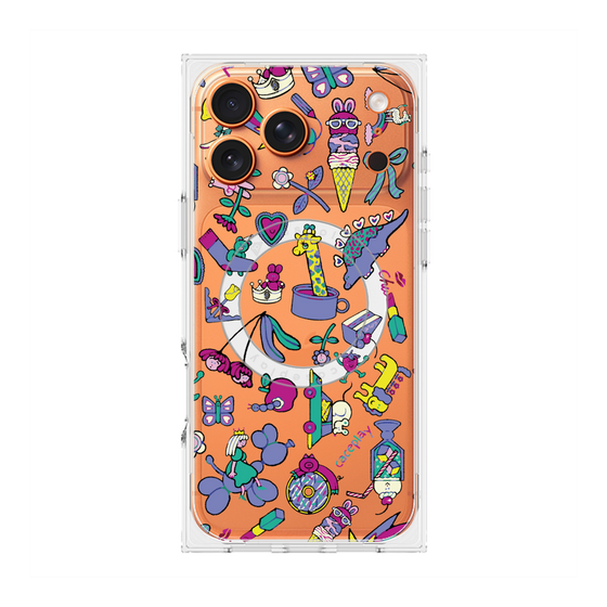 Premium Square Case with MagSafe［ Original - Mystery Toy Box ］