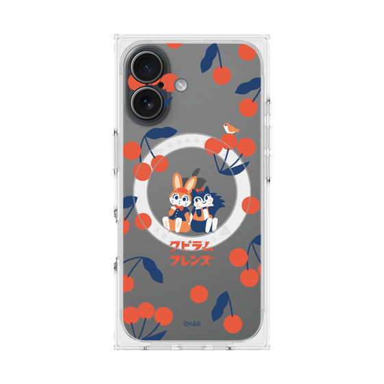 Premium Square Case with MagSafe［ Kuppyramu Friends - Cherry ］