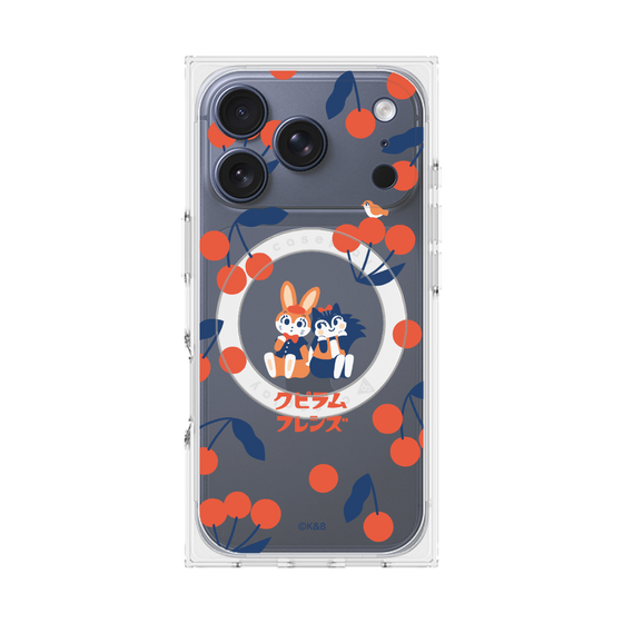 Premium Square Case with MagSafe［ Kuppyramu Friends - Cherry ］