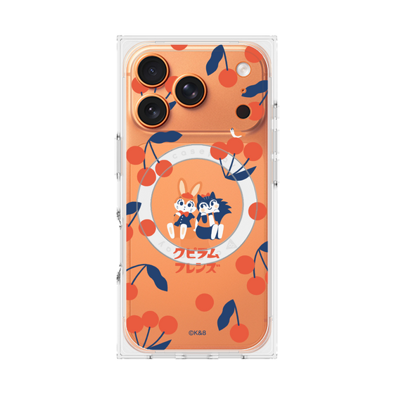 Premium Square Case with MagSafe［ Kuppyramu Friends - Cherry ］