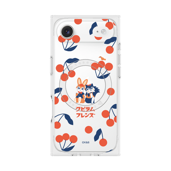 Premium Square Case with MagSafe［ Kuppyramu Friends - Cherry ］