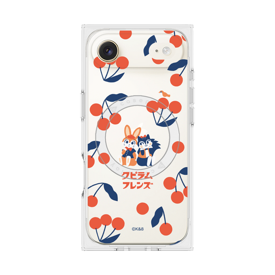 Premium Square Case with MagSafe［ Kuppyramu Friends - Cherry ］