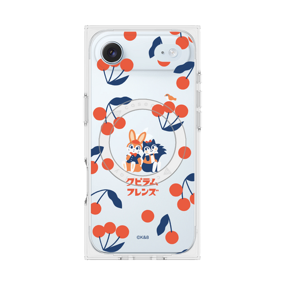 Premium Square Case with MagSafe［ Kuppyramu Friends - Cherry ］