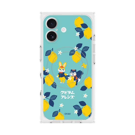 Premium Square Case with MagSafe［ Kuppyramu Friends - Lemon ］