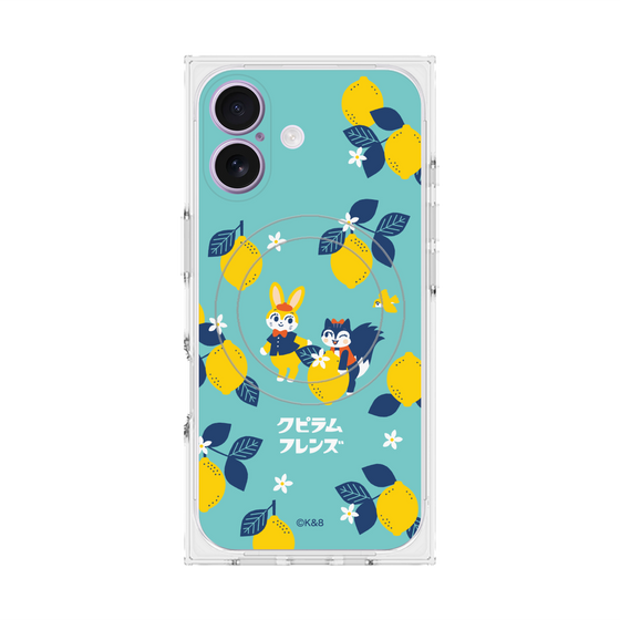 Premium Square Case with MagSafe［ Kuppyramu Friends - Lemon ］