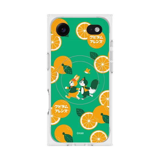 Premium Square Case with MagSafe［ Kuppyramu Friends - Orange ］
